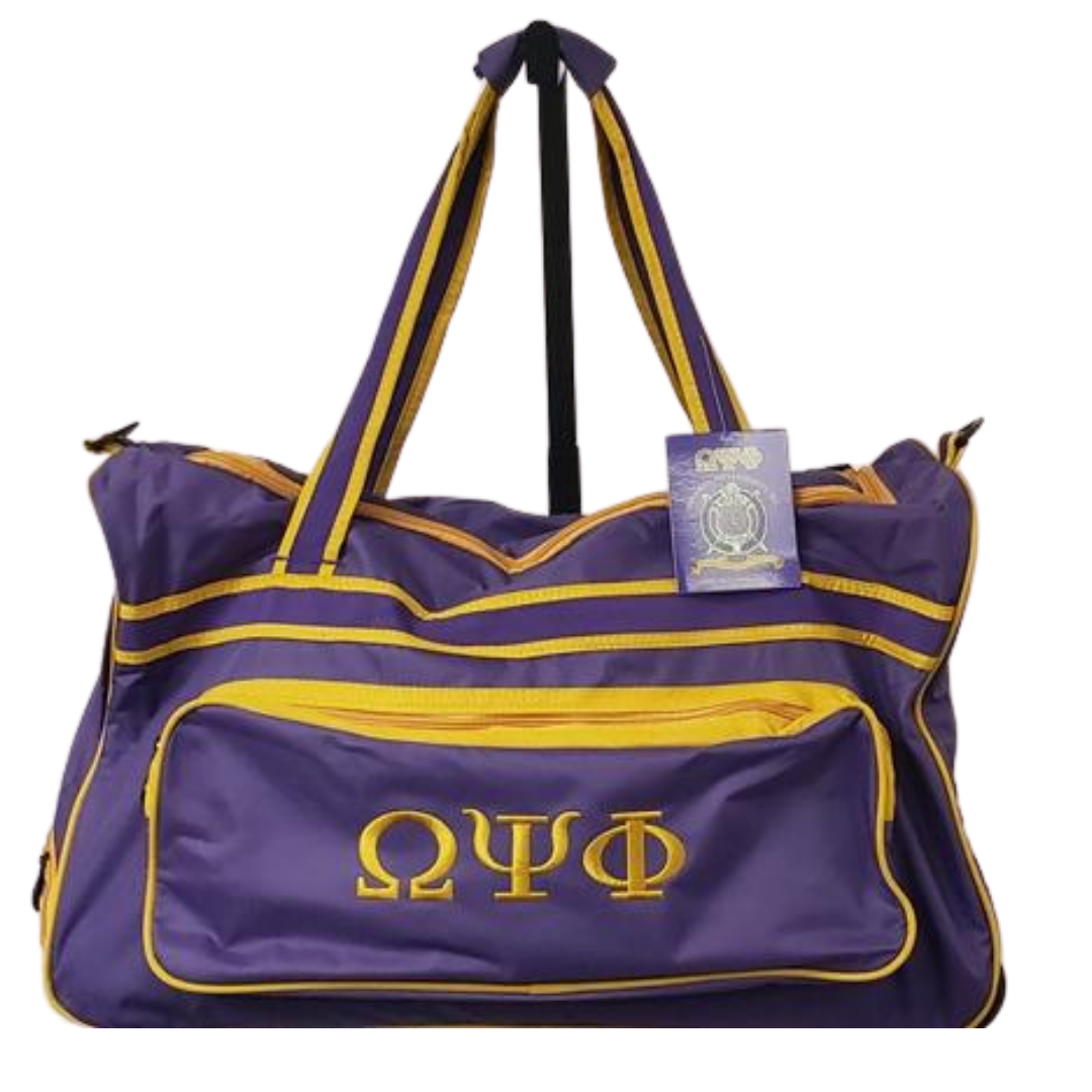 Omega psi best sale phi duffle bag