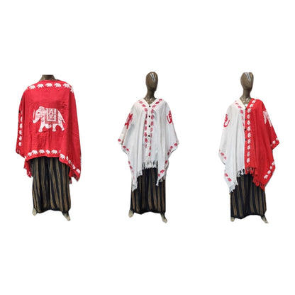 Delta Sigma Theta Inspired: Elephant Kimono Poncho