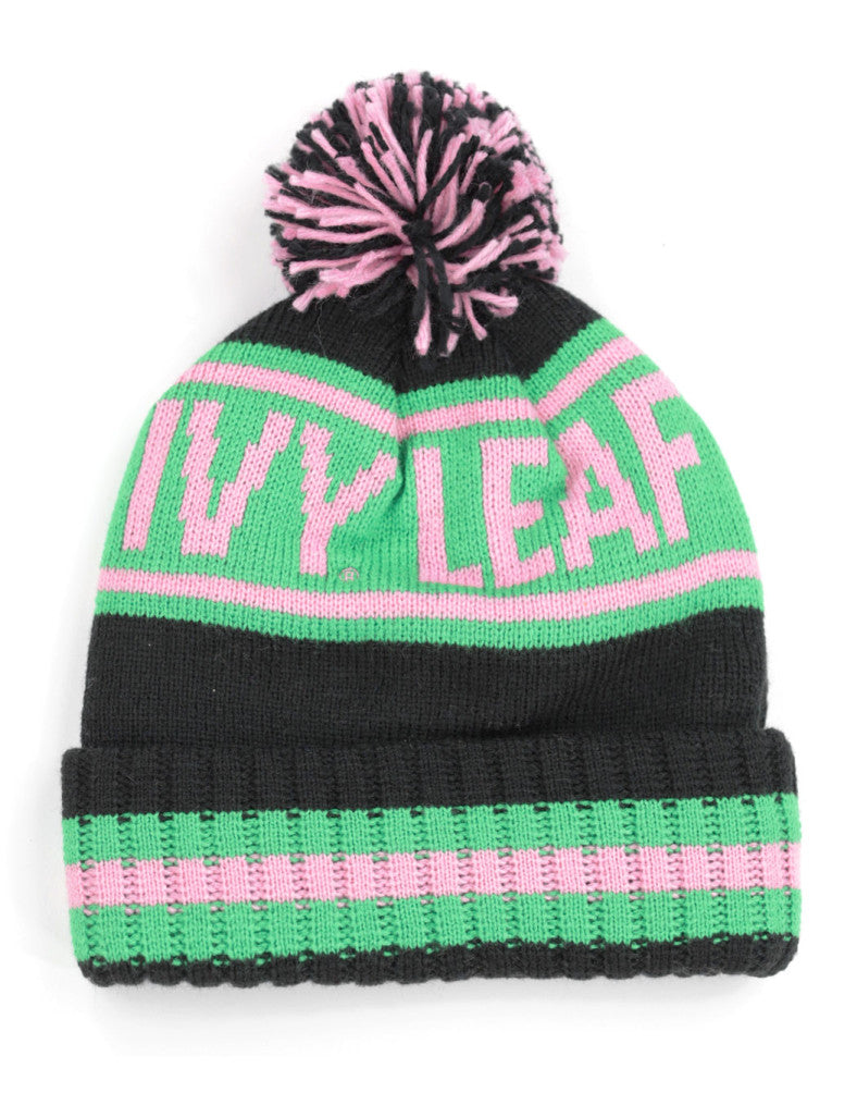 Alpha Kappa Alpha Black Beanie