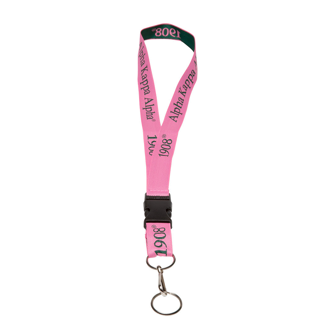 Alpha Kappa Alpha Pink Lanyard