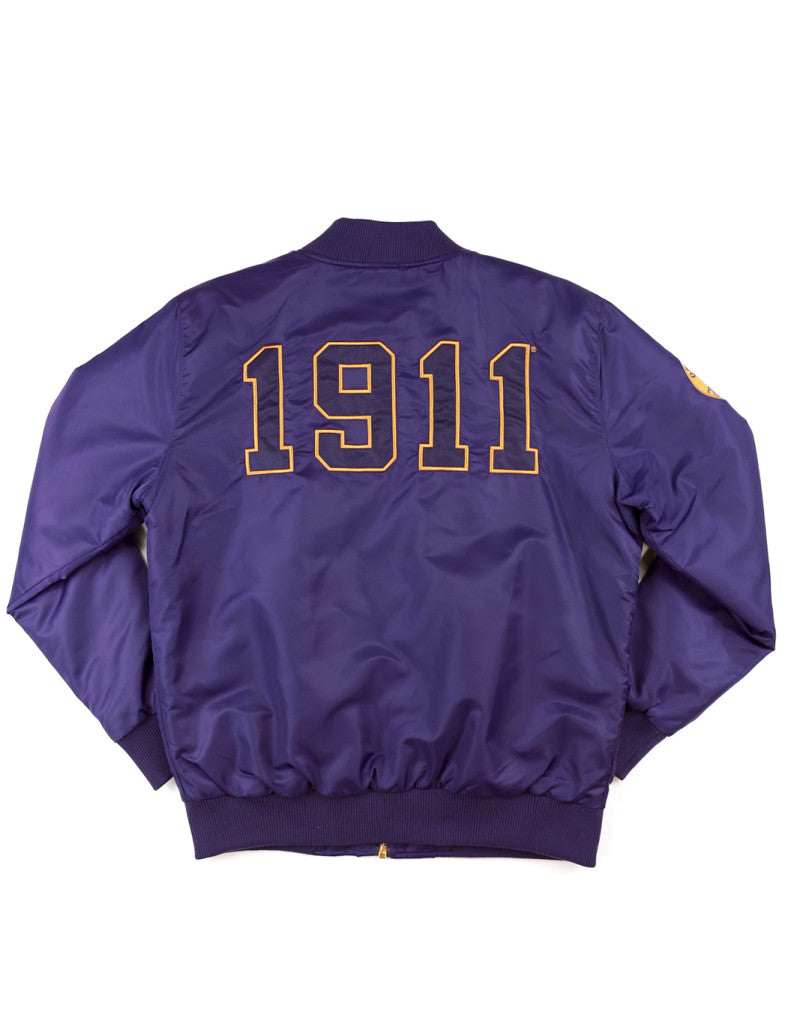 Omega psi phi bomber jacket hotsell