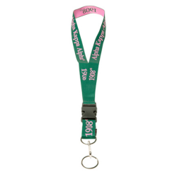 Alpha Kappa Alpha Green Lanyard