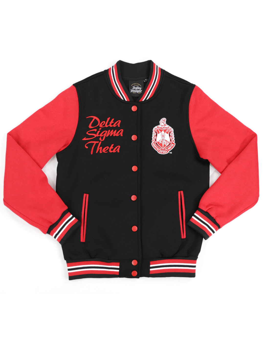 Delta Sigma Theta Black  Fleece Jacket