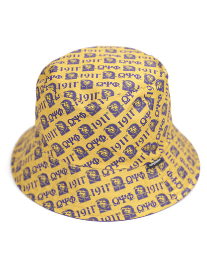 Omega Psi Phi Reversible Bucket Hat