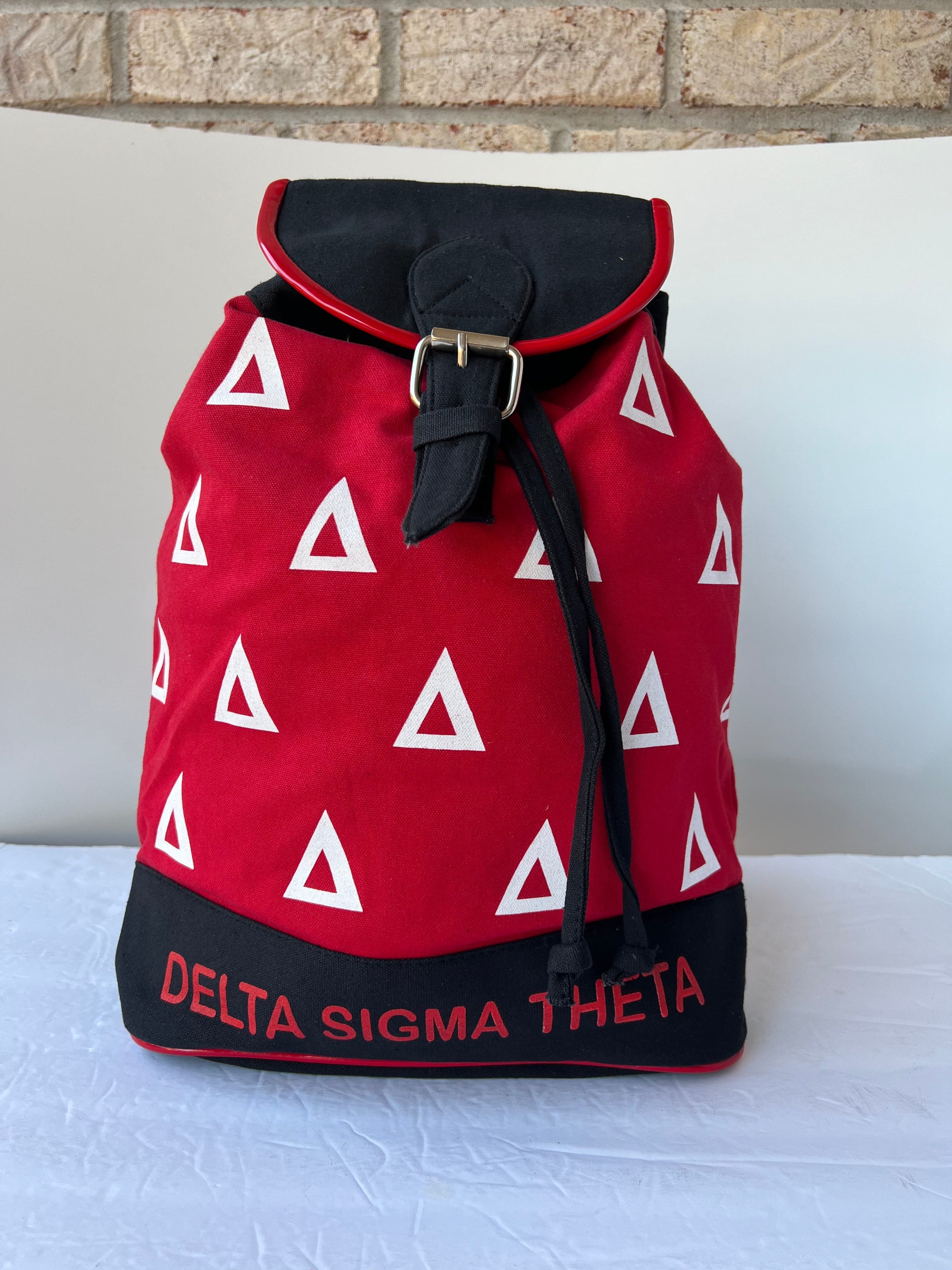 Delta Sigma Theta Pyramid Backpack Greekstylez GreekStylez