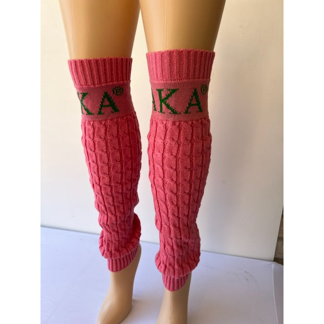 Alpha Kappa Alpha Leg Warmers