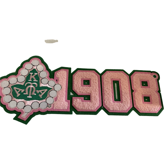 Alpha Kappa Alpha (AKA)  Ivy Leaf 1908 Chenille Patch