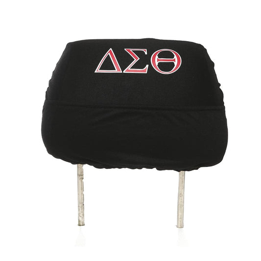 Delta Sigma Theta Black Car Seat Headrest Cover