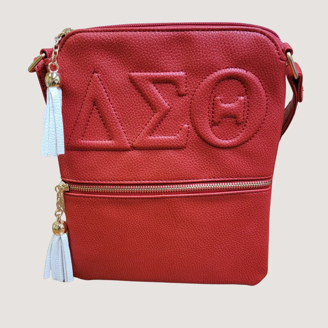 Delta Sigma Theta Red Crossbody Purse (Bag)