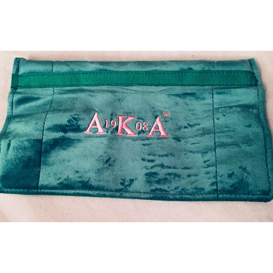 Alpha Kappa Alpha Embroidered Seat Belt Sleeve