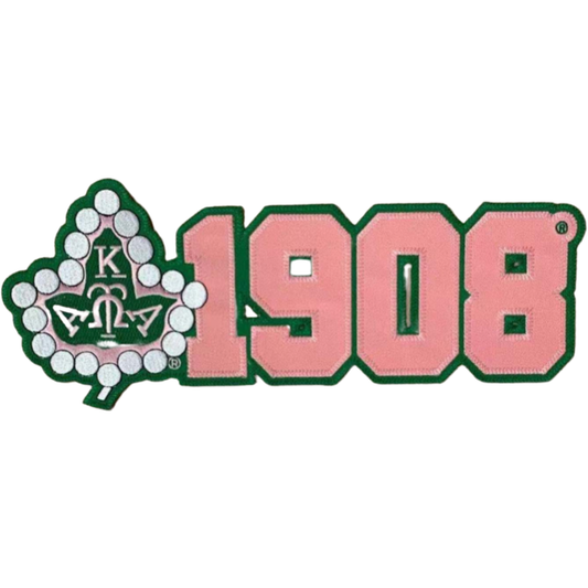 Alpha Kappa Alpha Ivy Leaf 1908 Twill  Patch